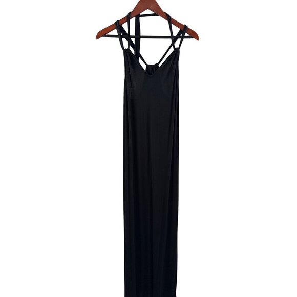 Cabi Black Sleeveless Strappy Maxi Dress M Made In China - Picture 2 of 5